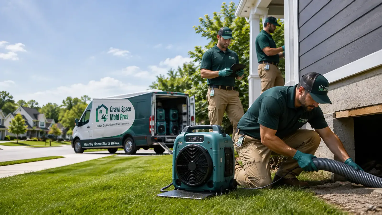 Crawl Space Mold Removal in Columbus, TX